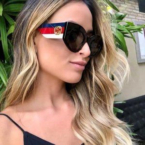 Gucci Multi Color Cat Eyes! With case!